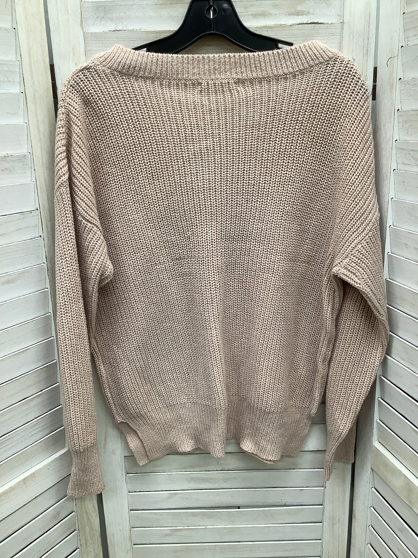 Sweater By Clothes Mentor In Pink, Size: Xl