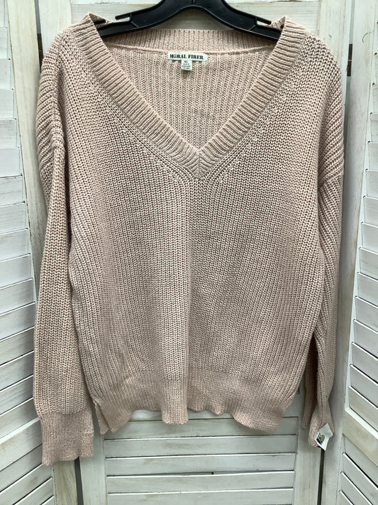 Sweater By Clothes Mentor In Pink, Size: Xl