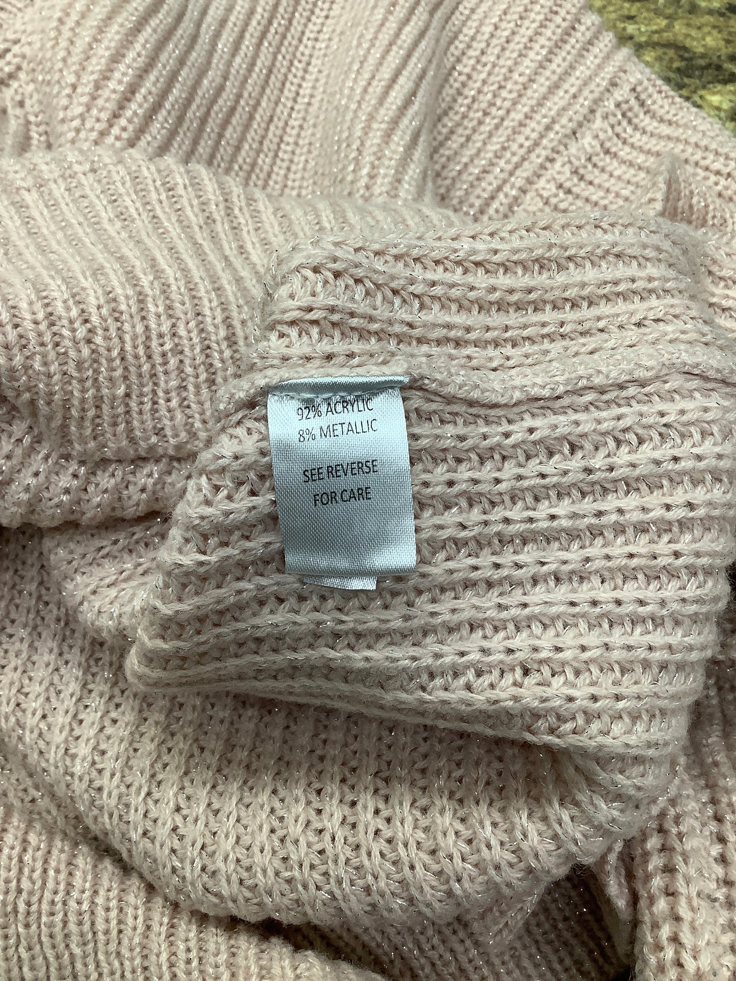 Sweater By Clothes Mentor In Pink, Size: Xl