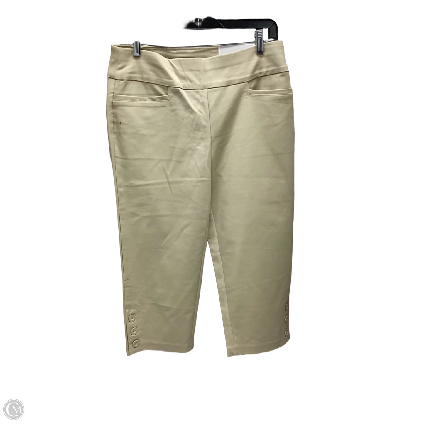 Pants Cropped By Christopher And Banks In Tan, Size: 8