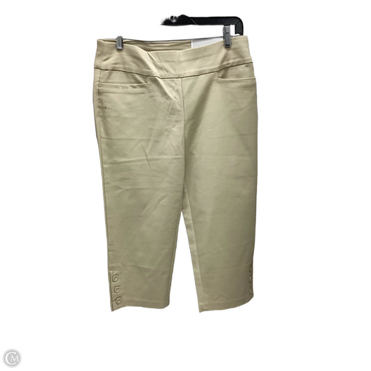 Pants Cropped By Christopher And Banks In Tan, Size: 8