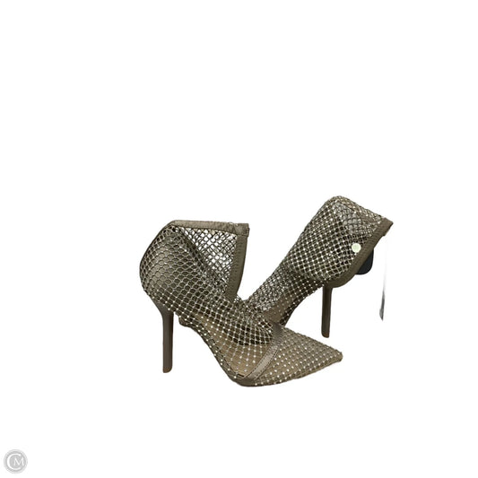Shoes Heels Stiletto By Shoedazzle In Silver, Size: 6.5