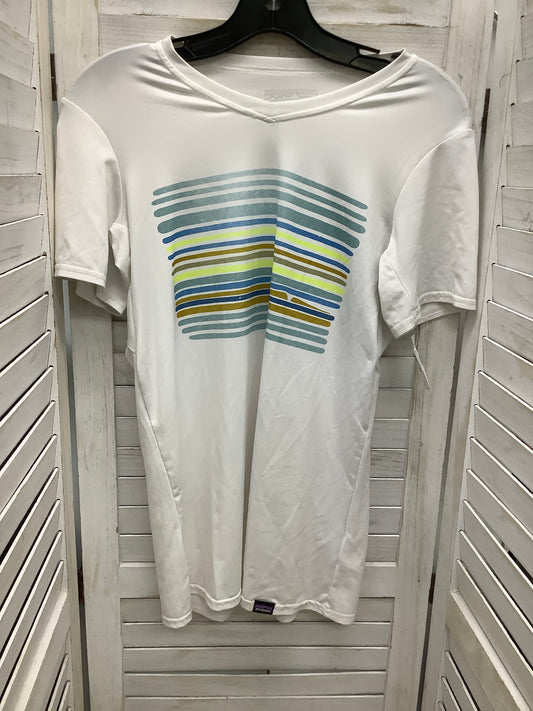 Athletic Top Short Sleeve By Patagonia In Multi-colored, Size: S