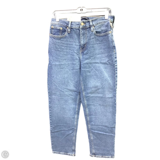 Jeans Straight By Calvin Klein In Blue Denim, Size: 6