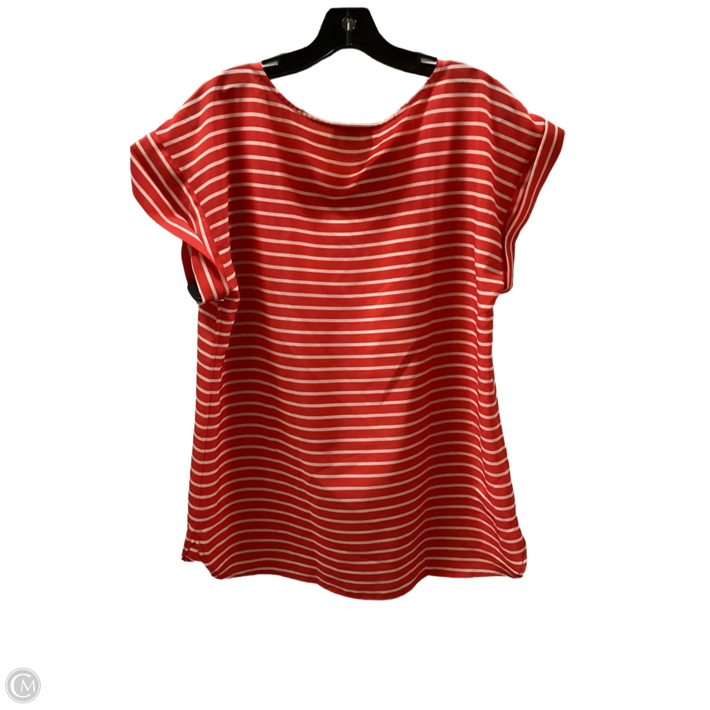 Top Short Sleeve By Loft In Red, Size: 12