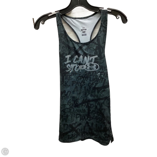 Athletic Tank Top By Under Armour In Green, Size: S