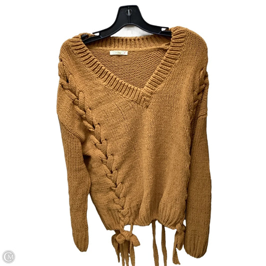 Sweater By Le Lis In Mustard, Size: M