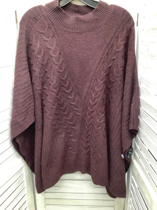 Sweater By Simply Vera In Wine, Size: 2x