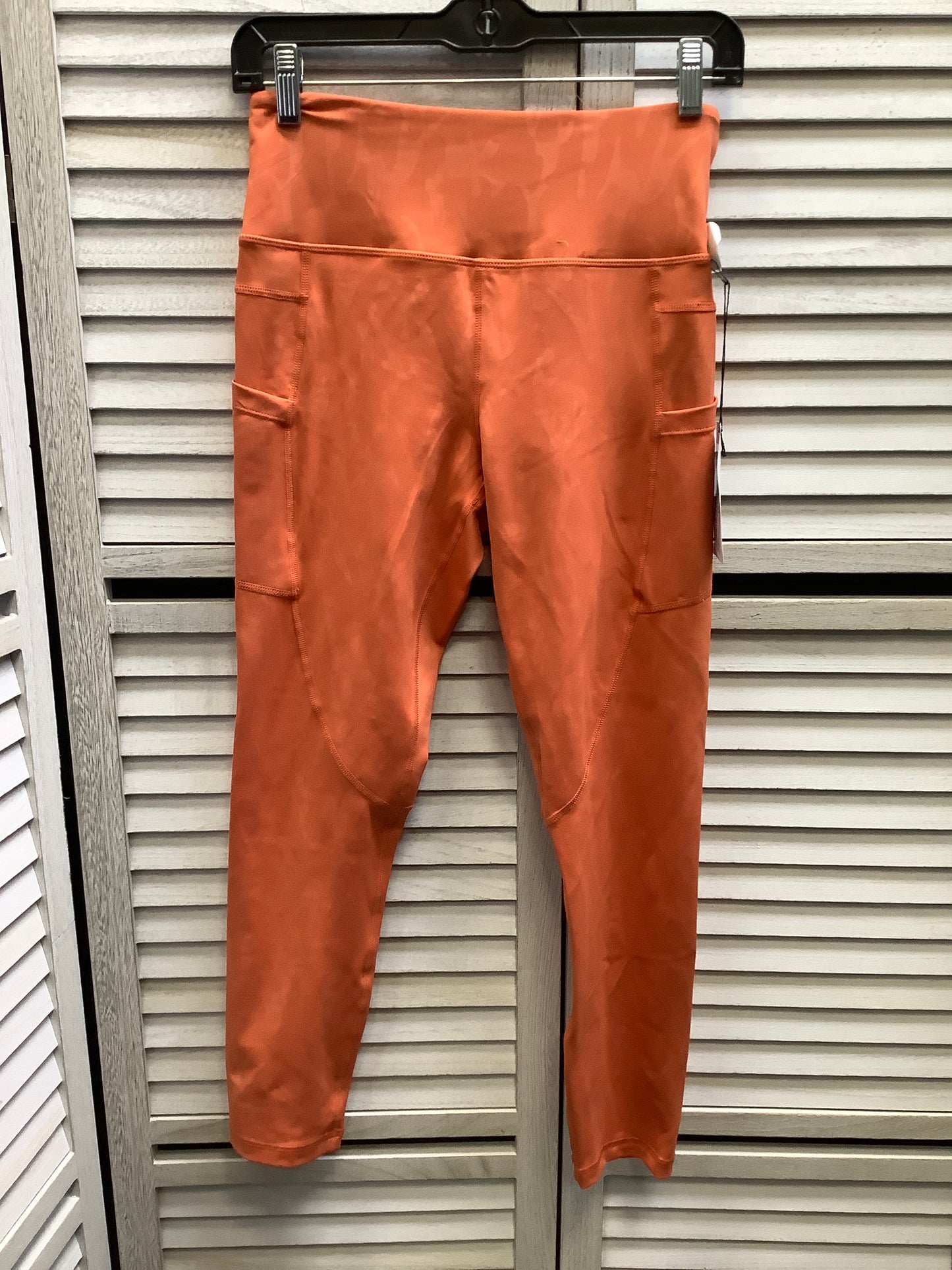 Athletic Leggings By Zyia In Orange, Size: M