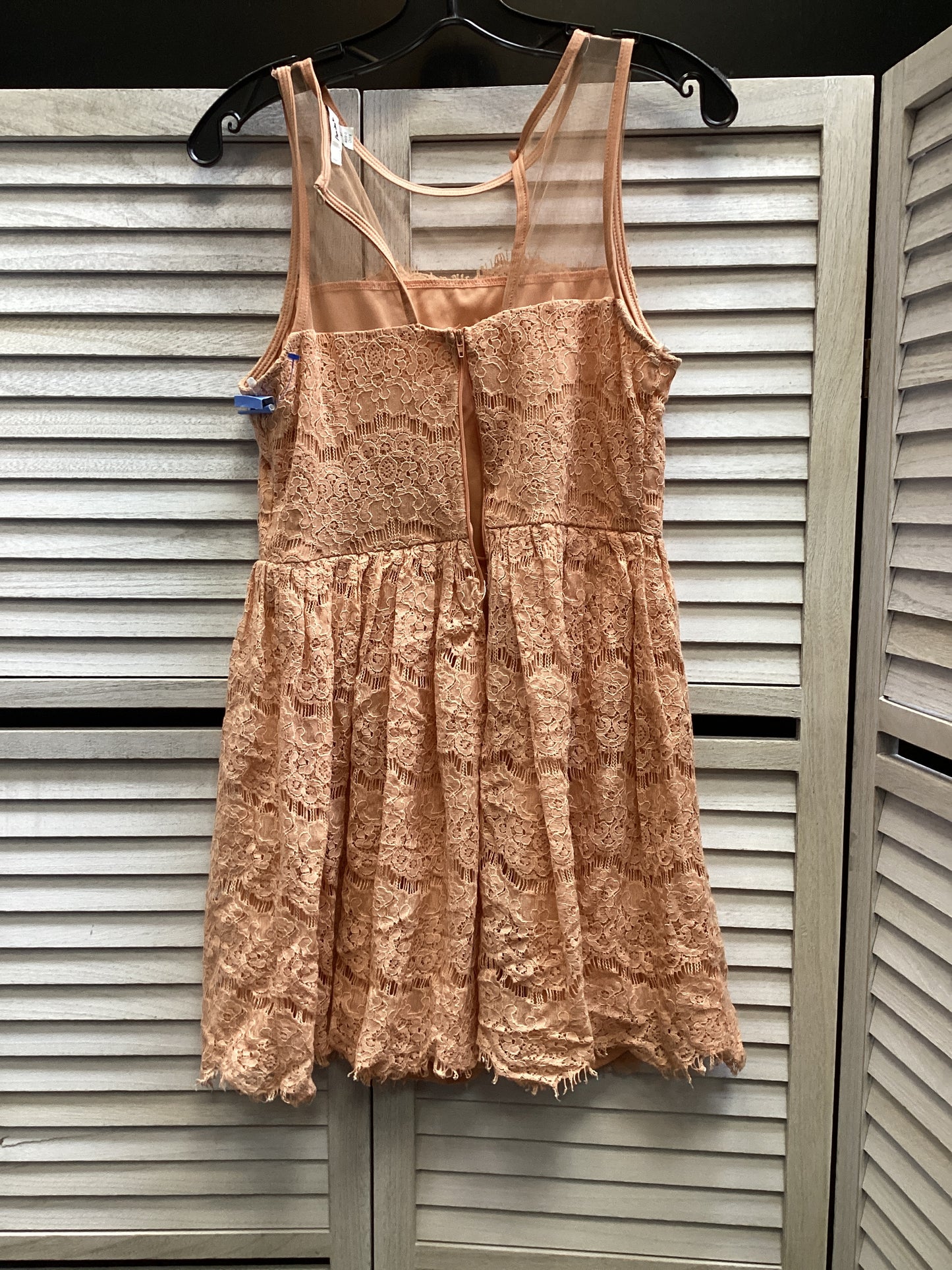 Dress Party Short By Papaya In Peach, Size: M