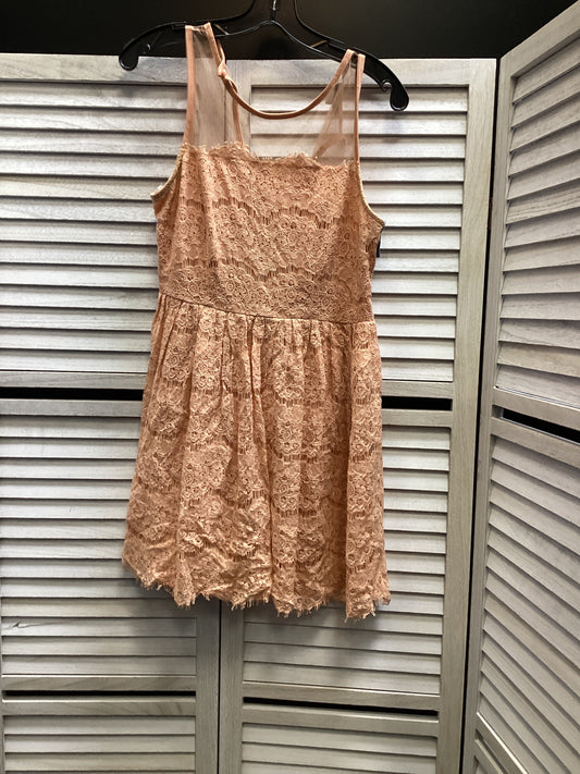 Dress Party Short By Papaya In Peach, Size: M