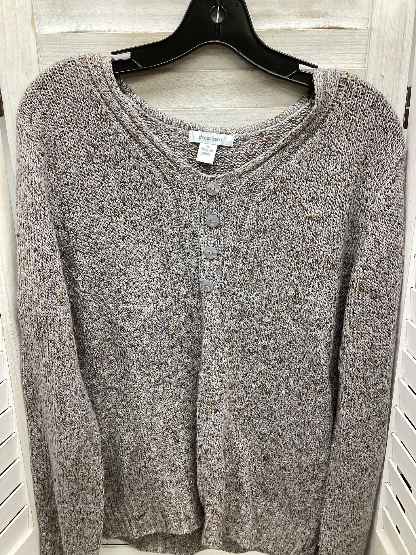 Sweater By Dressbarn In Multi-colored, Size: Xl