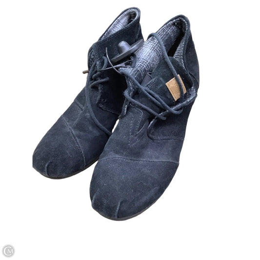 Boots Ankle Heels By Toms In Black, Size: 9