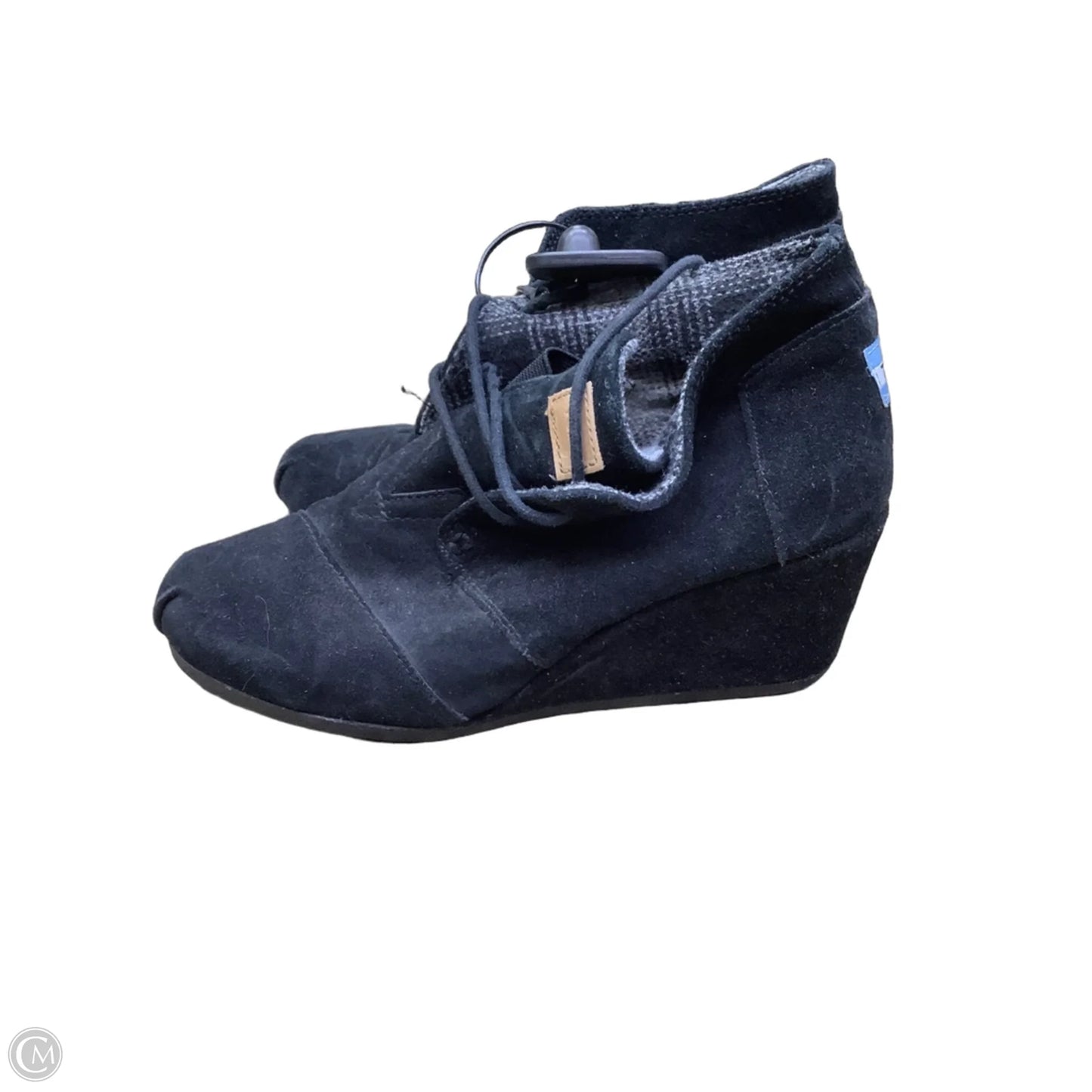 Boots Ankle Heels By Toms In Black, Size: 9