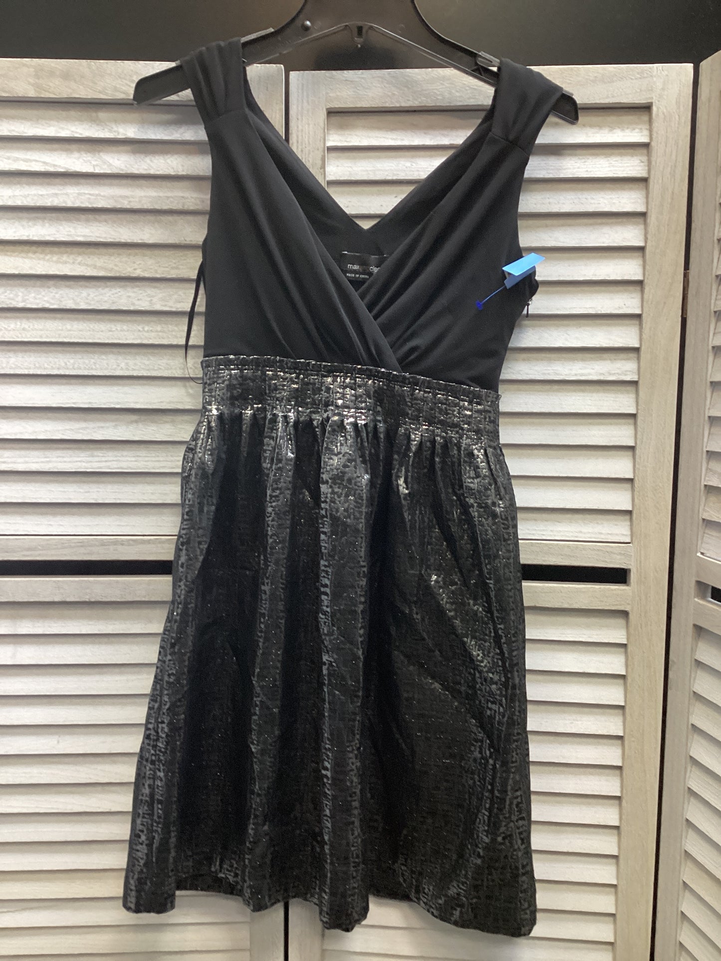 Dress Party Short By Max And Cleo In Black Silver, Size: Xs