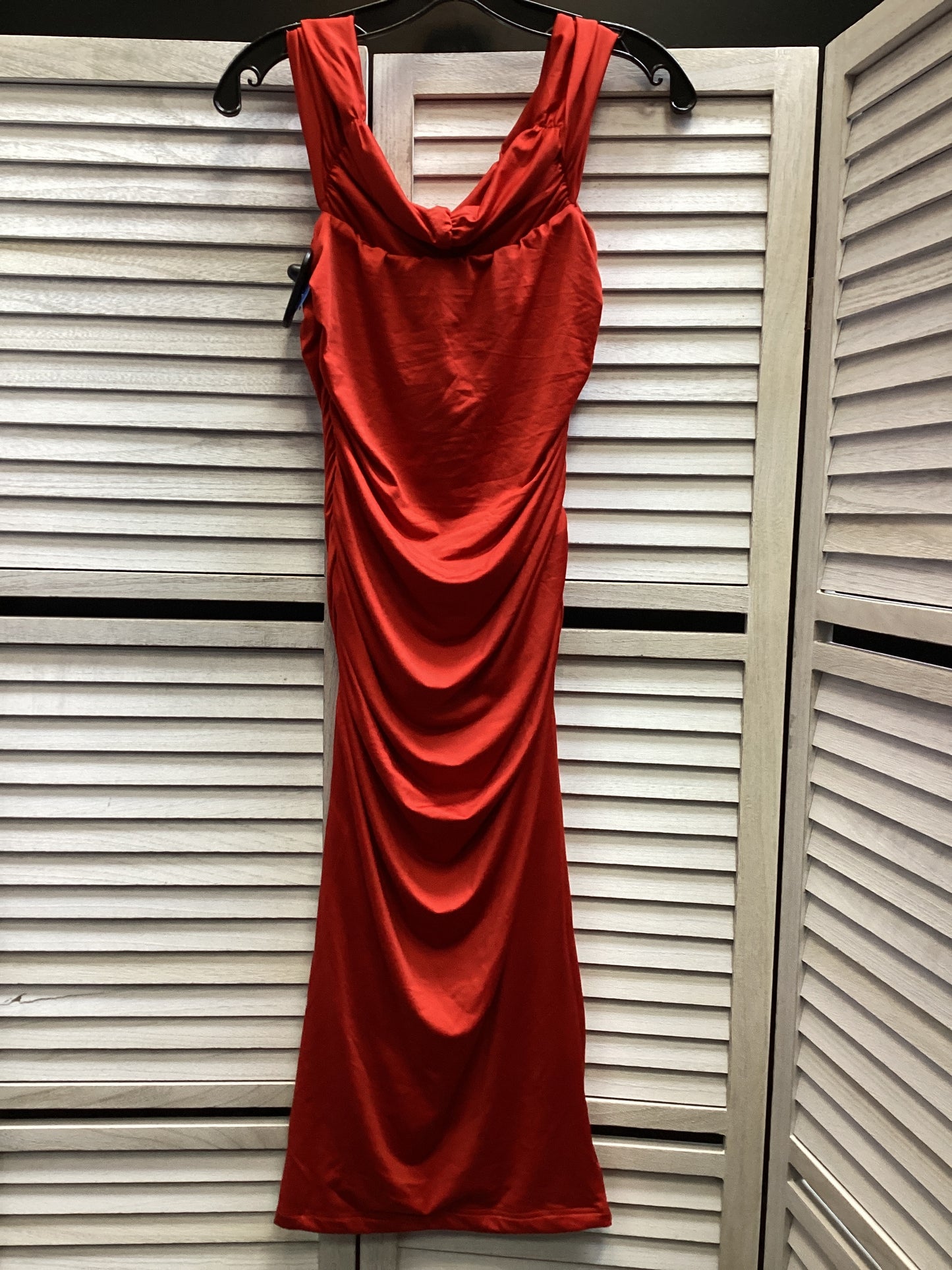 Dress Party Midi By Clothes Mentor In Red, Size: M