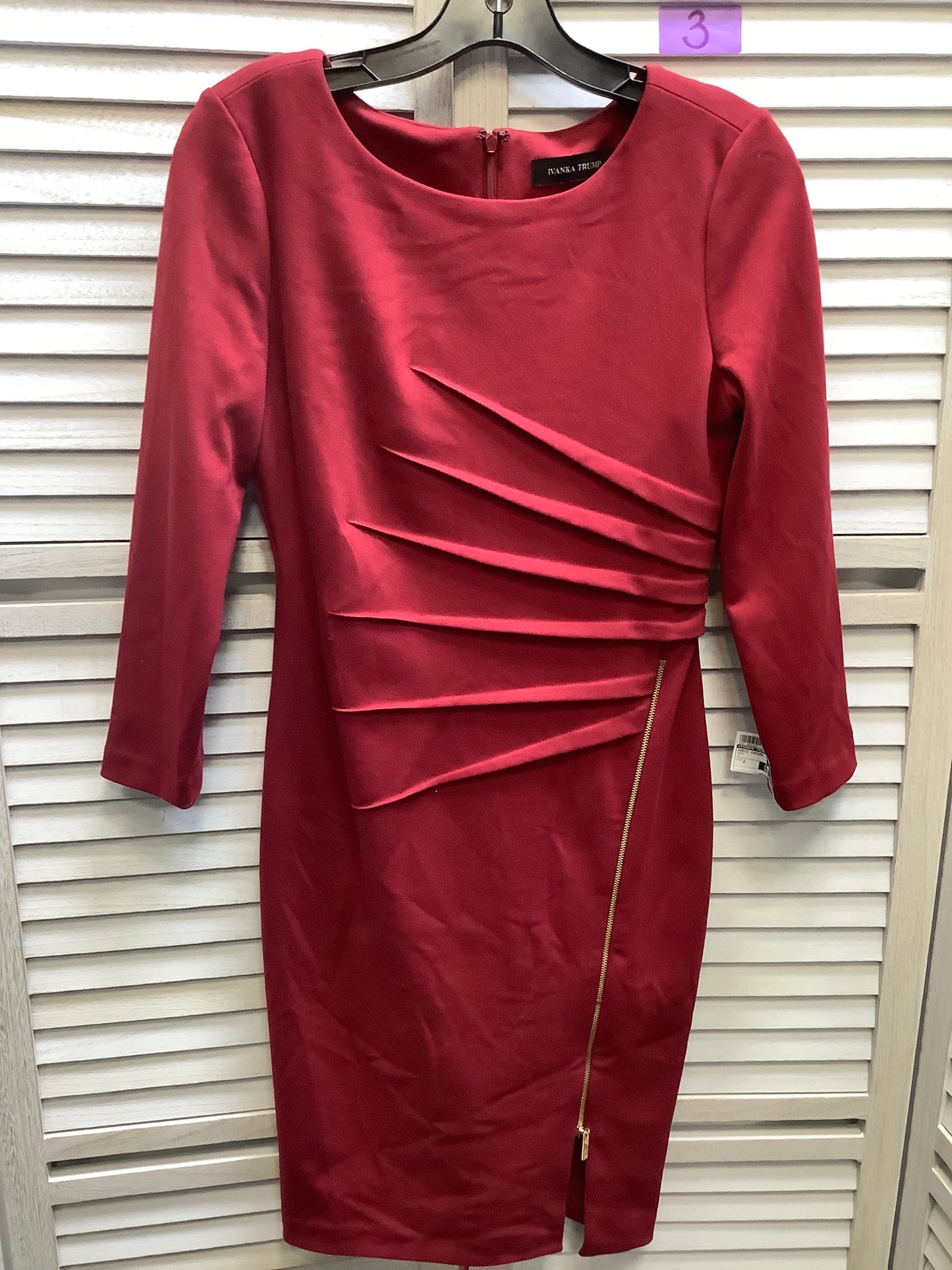 Red Dress Casual Short Ivanka Trump, Size 2