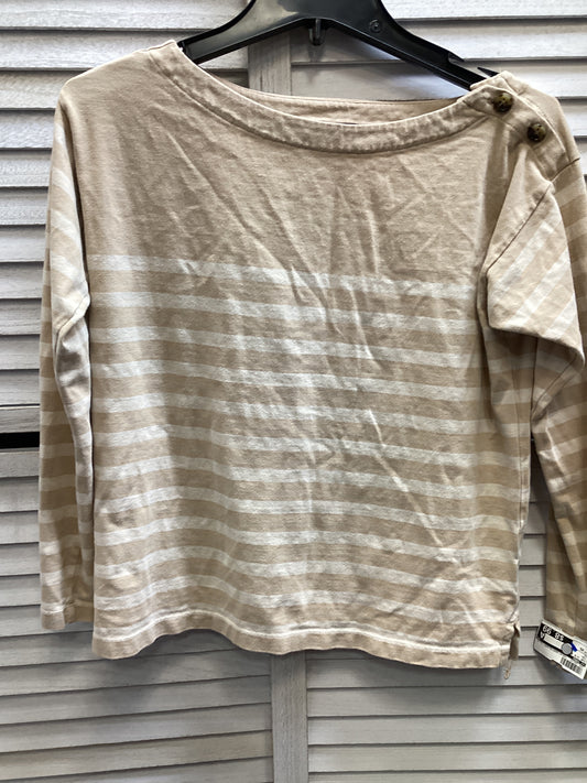 Top 3/4 Sleeve By J Crew In Tan, Size: Xs