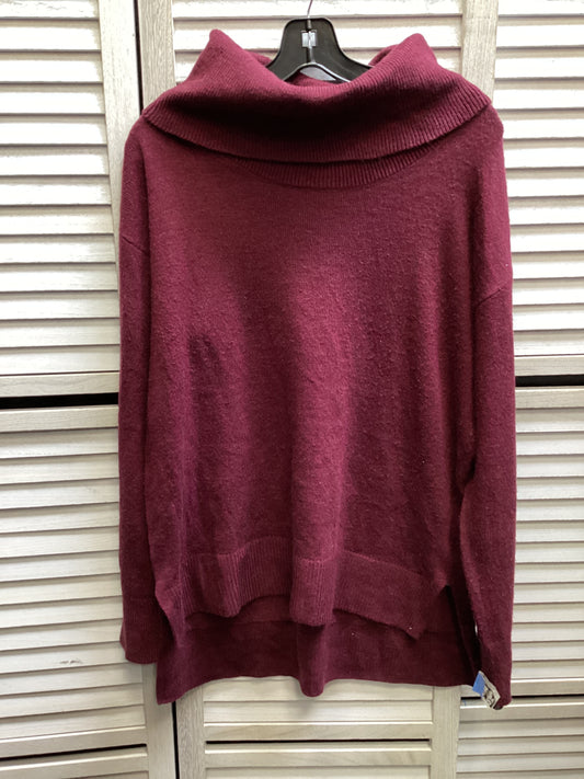 Sweater By Banana Republic In Wine, Size: L