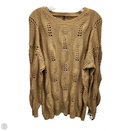 Sweater By Clothes Mentor In Tan, Size: M
