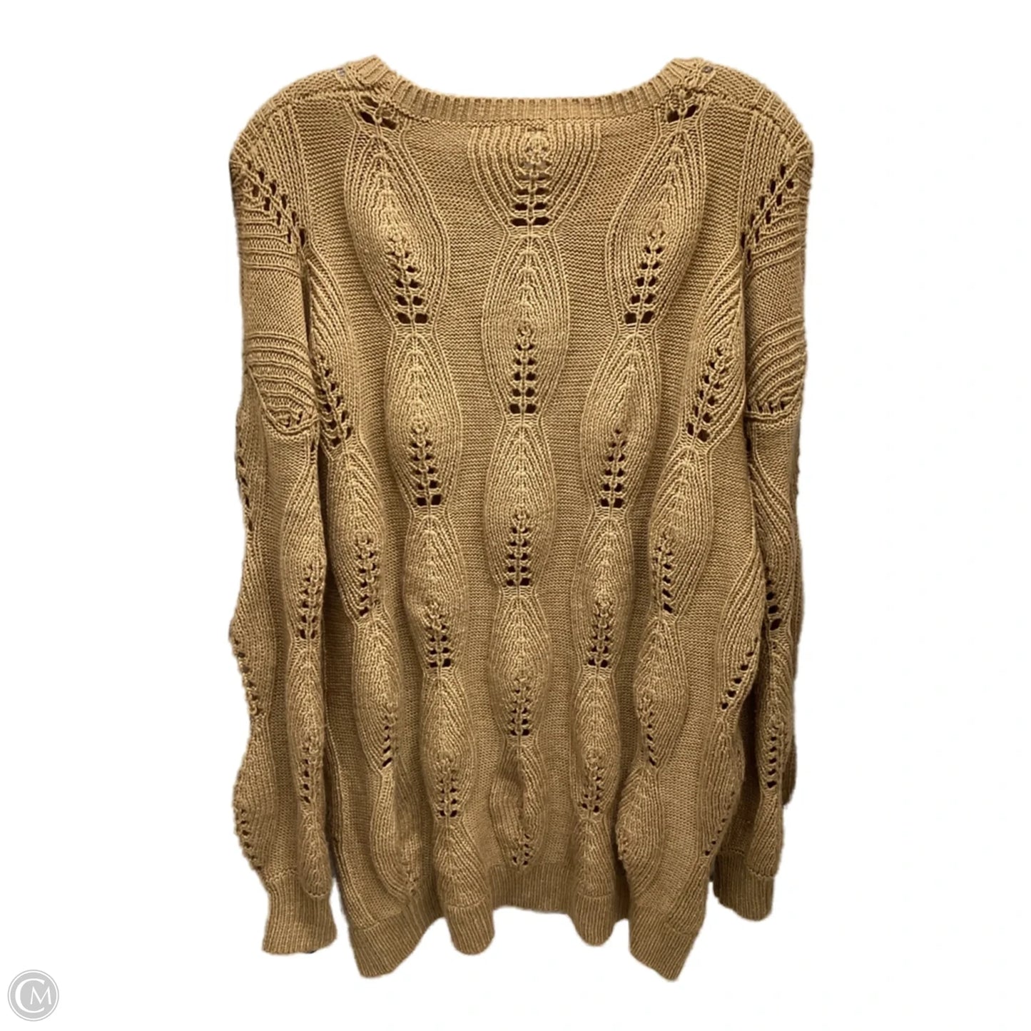 Sweater By Clothes Mentor In Tan, Size: M