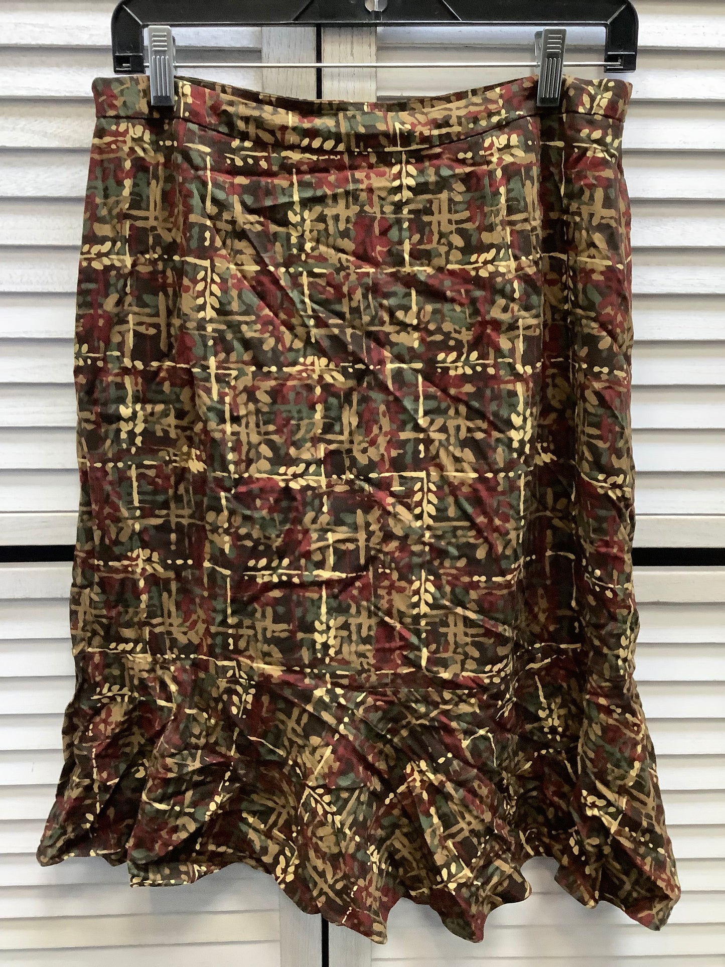 Skirt Midi By Loft In Multi-colored, Size: M