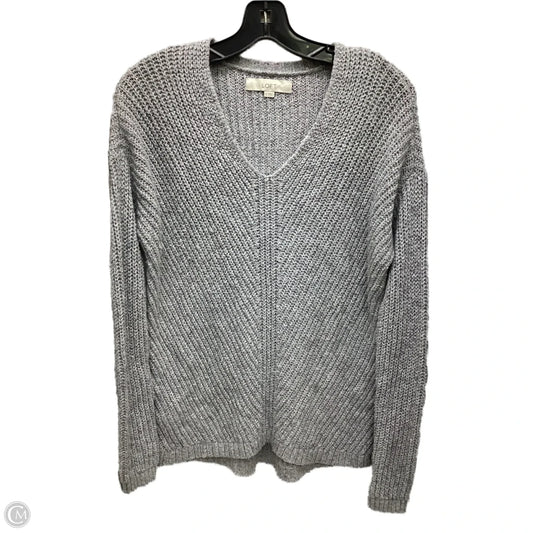 Sweater By Loft In Grey, Size: M