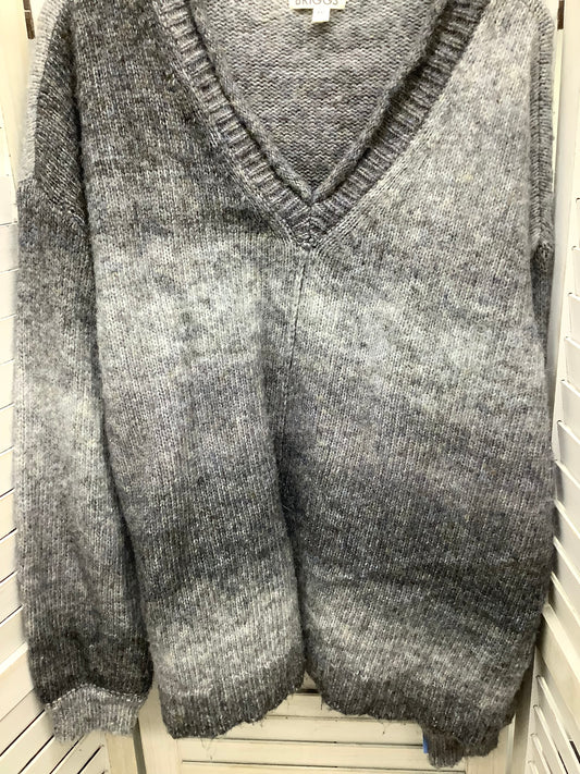 Sweater By Briggs In Grey, Size: 2x