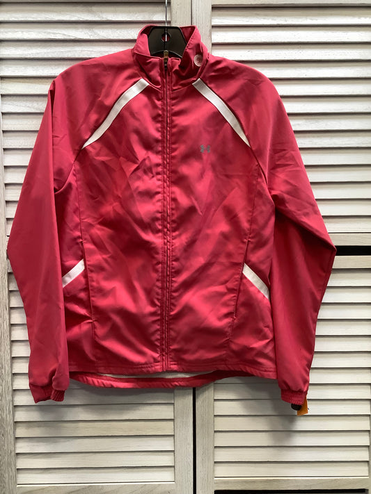 Athletic Jacket By Under Armour In Pink, Size: S