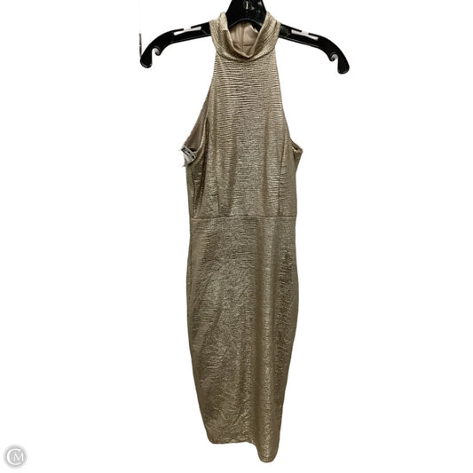 Dress Casual Short By Lulus In Gold, Size: Xs