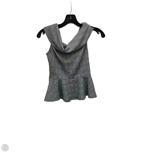 Top Sleeveless By Charlotte Russe In Black & White, Size: Xs
