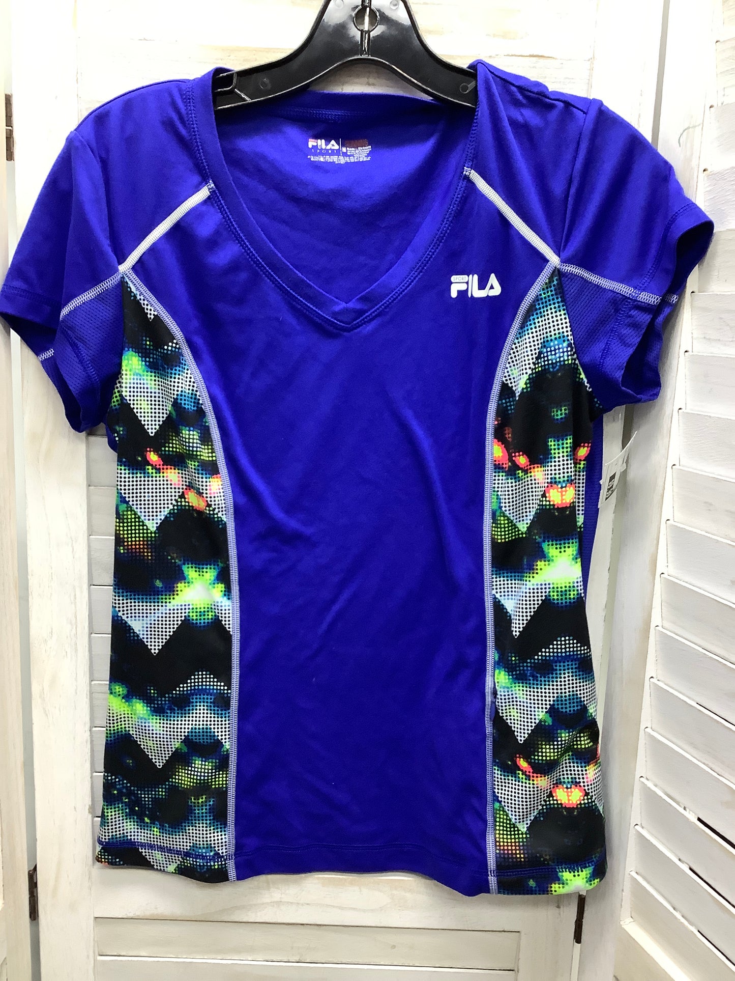 Athletic Top Short Sleeve By Fila  Size: M