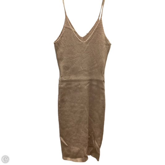 Dress Casual Short By Clothes Mentor In Taupe, Size: M