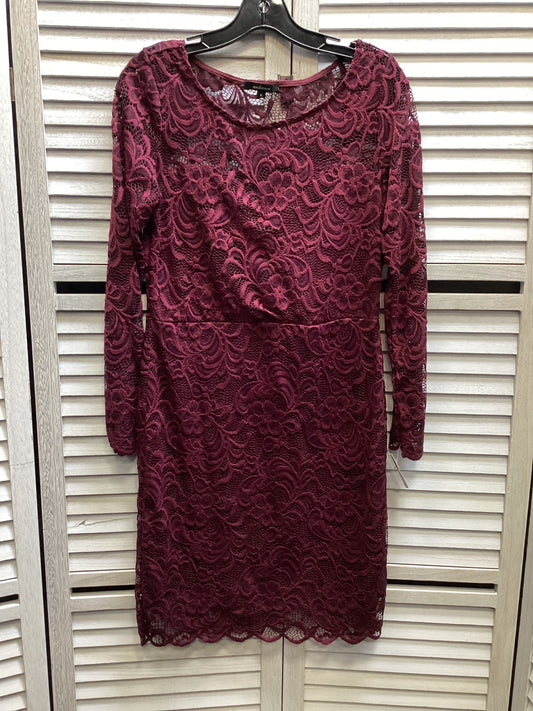 Dress Casual Short By Ambiance Apparel In Red, Size: Xl