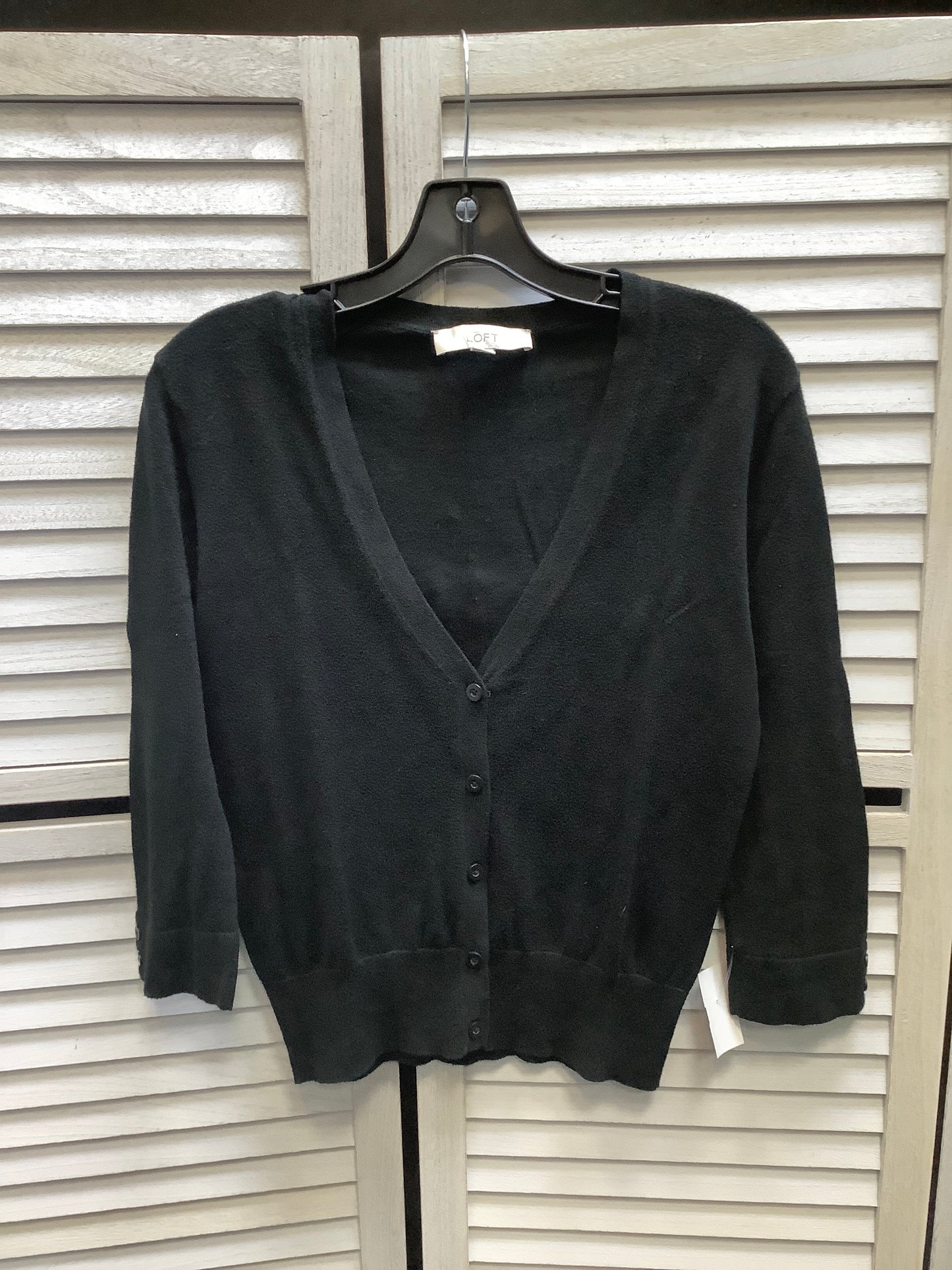 Cardigan By Loft In Black, Size: S