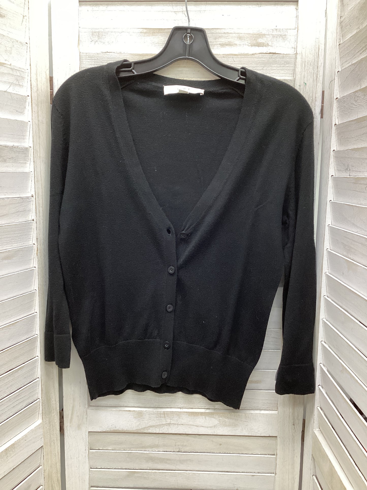 Cardigan By Loft In Black, Size: S