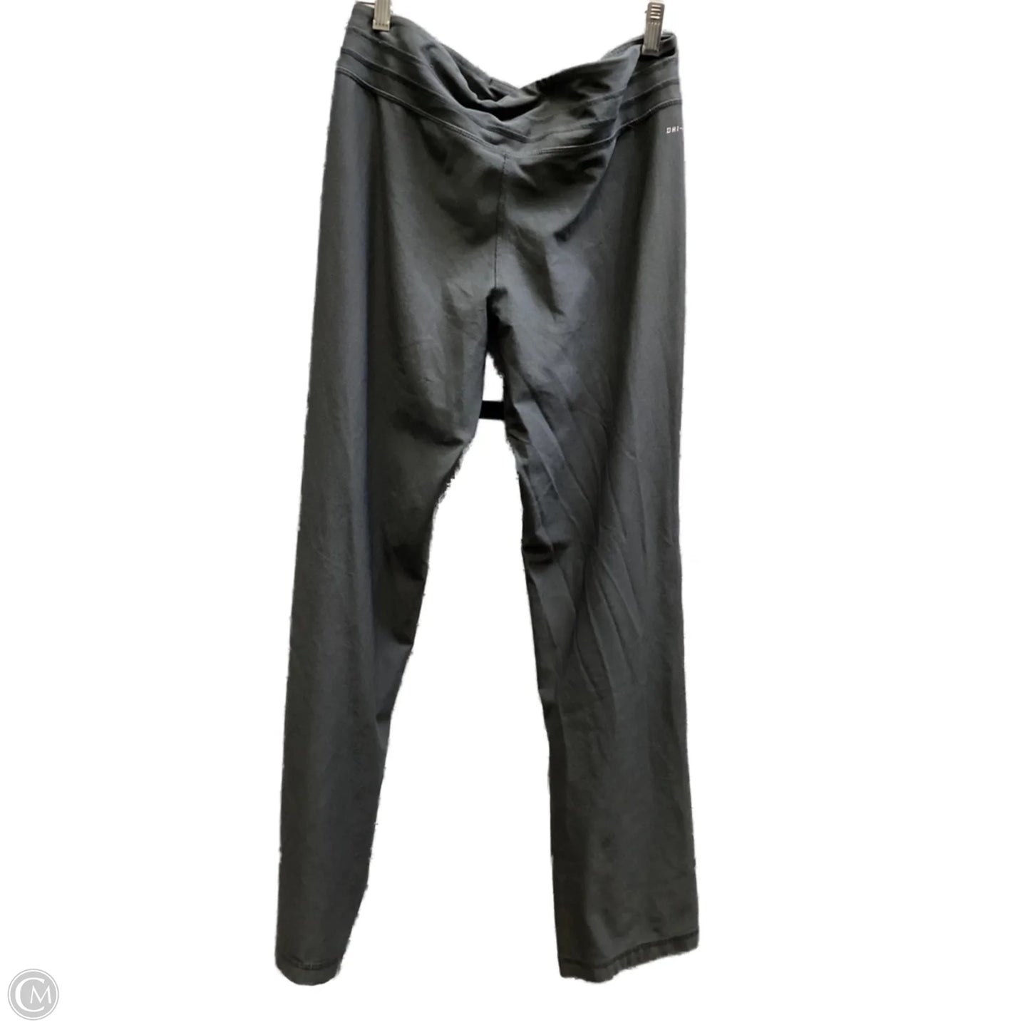 Athletic Leggings By Nike In Grey, Size: M