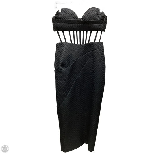 Dress Party Long By Clothes Mentor In Black, Size: L