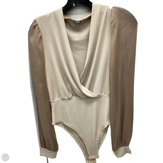 Bodysuit By Shein In Tan, Size: M