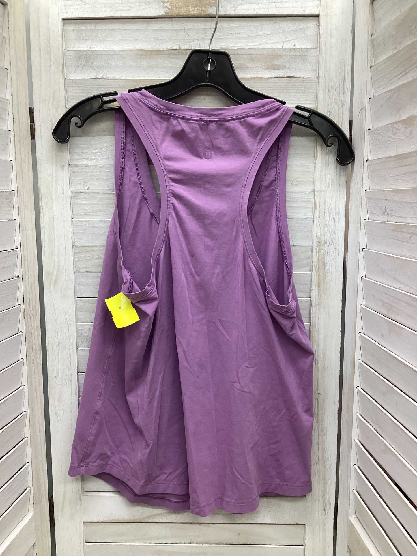 Athletic Tank Top By Lululemon In Purple, Size: M