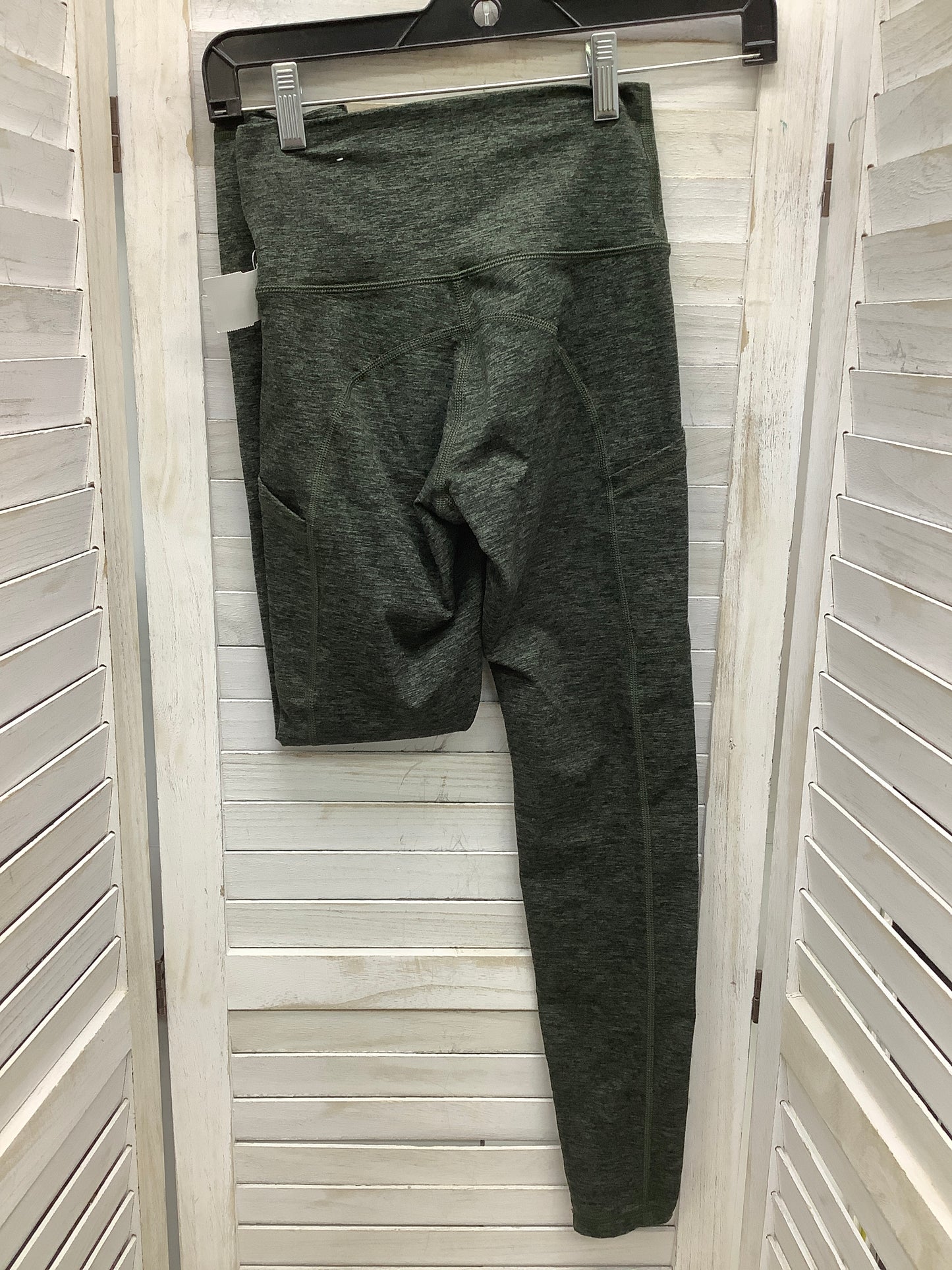 Athletic Leggings By Aerie In Green, Size: Xs