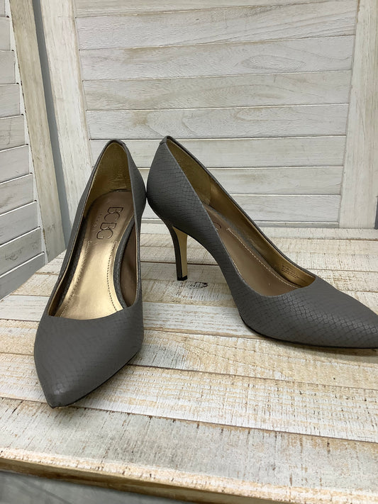 Shoes Heels Stiletto By Bcbg In Grey, Size: 9.5