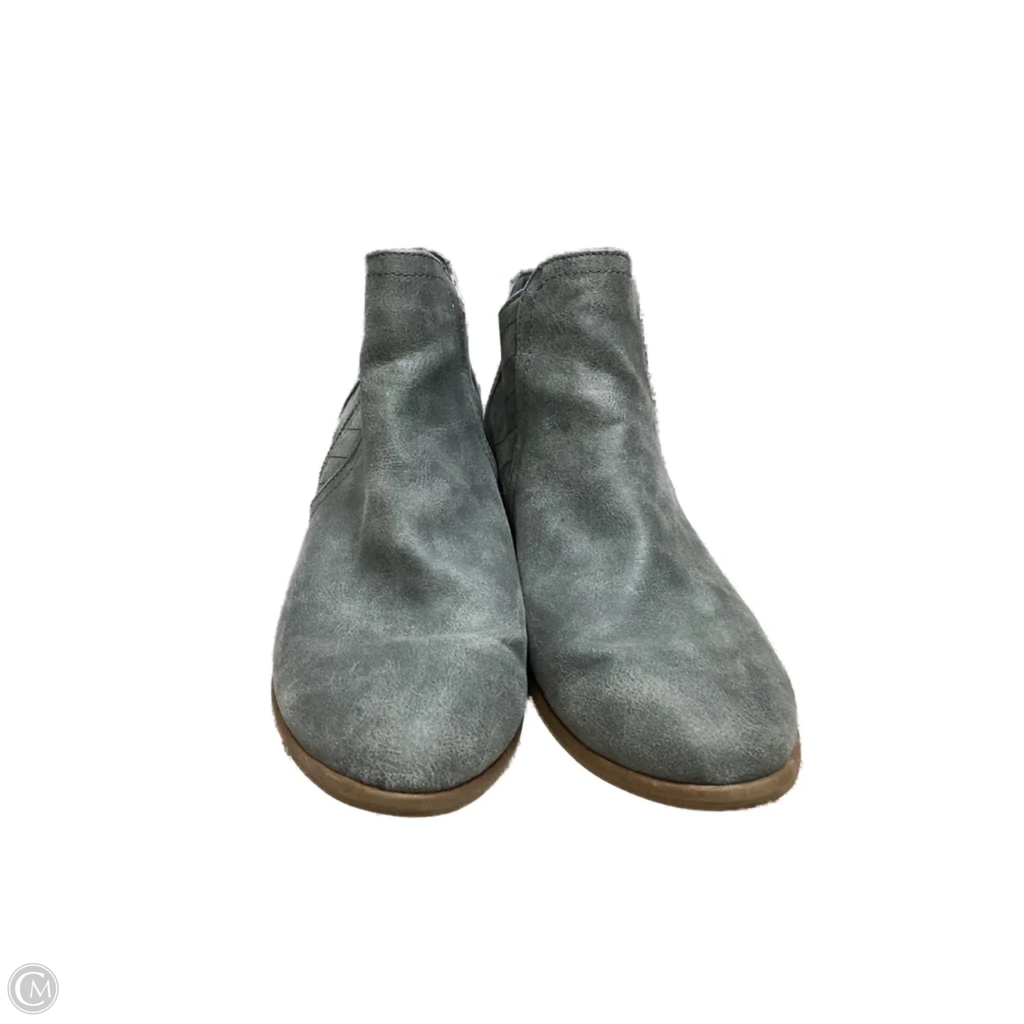 Boots Ankle Flats By Charlotte Russe In Grey, Size: 8