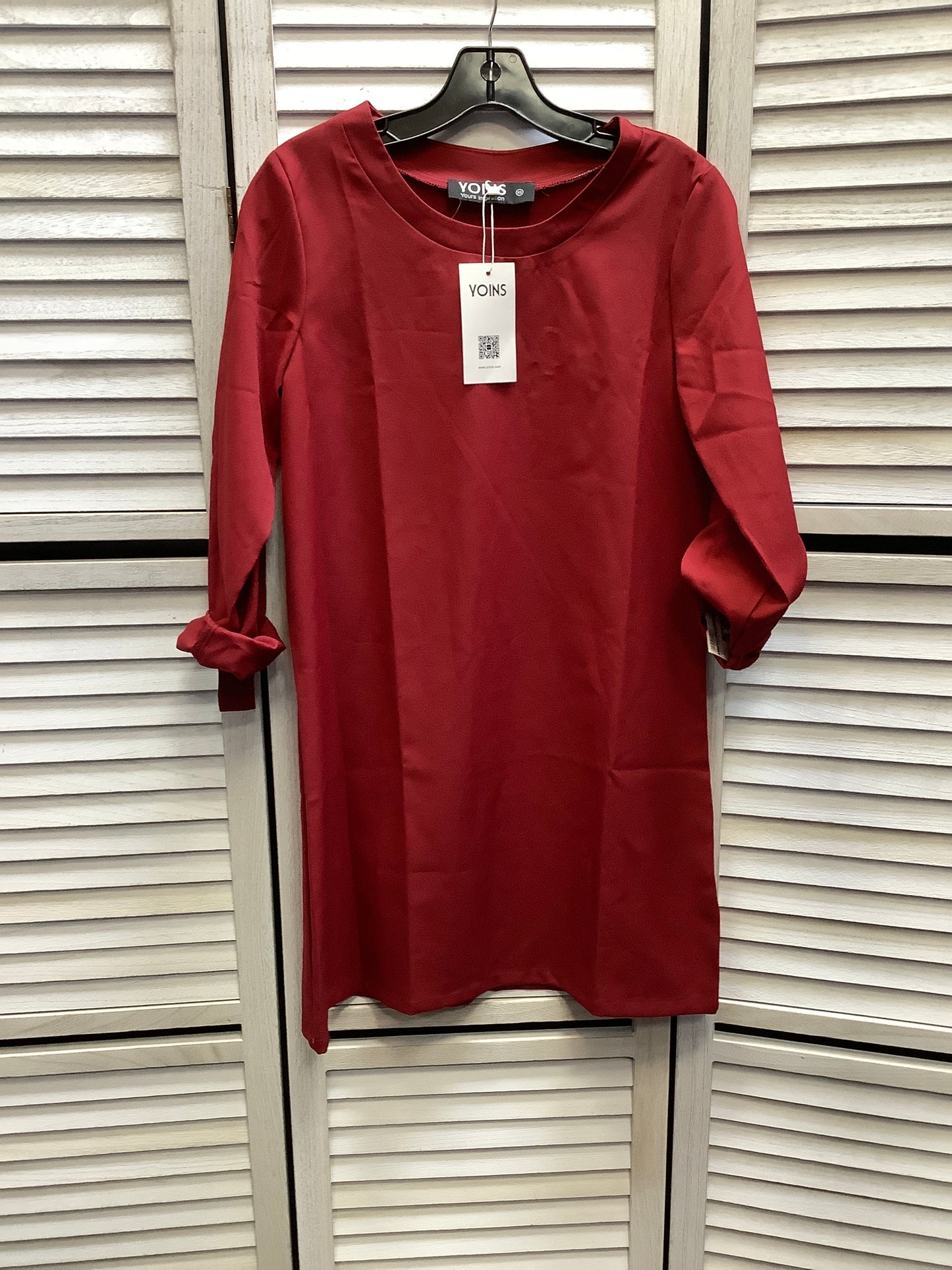 Dress Casual Midi By Clothes Mentor In Red, Size: Xs