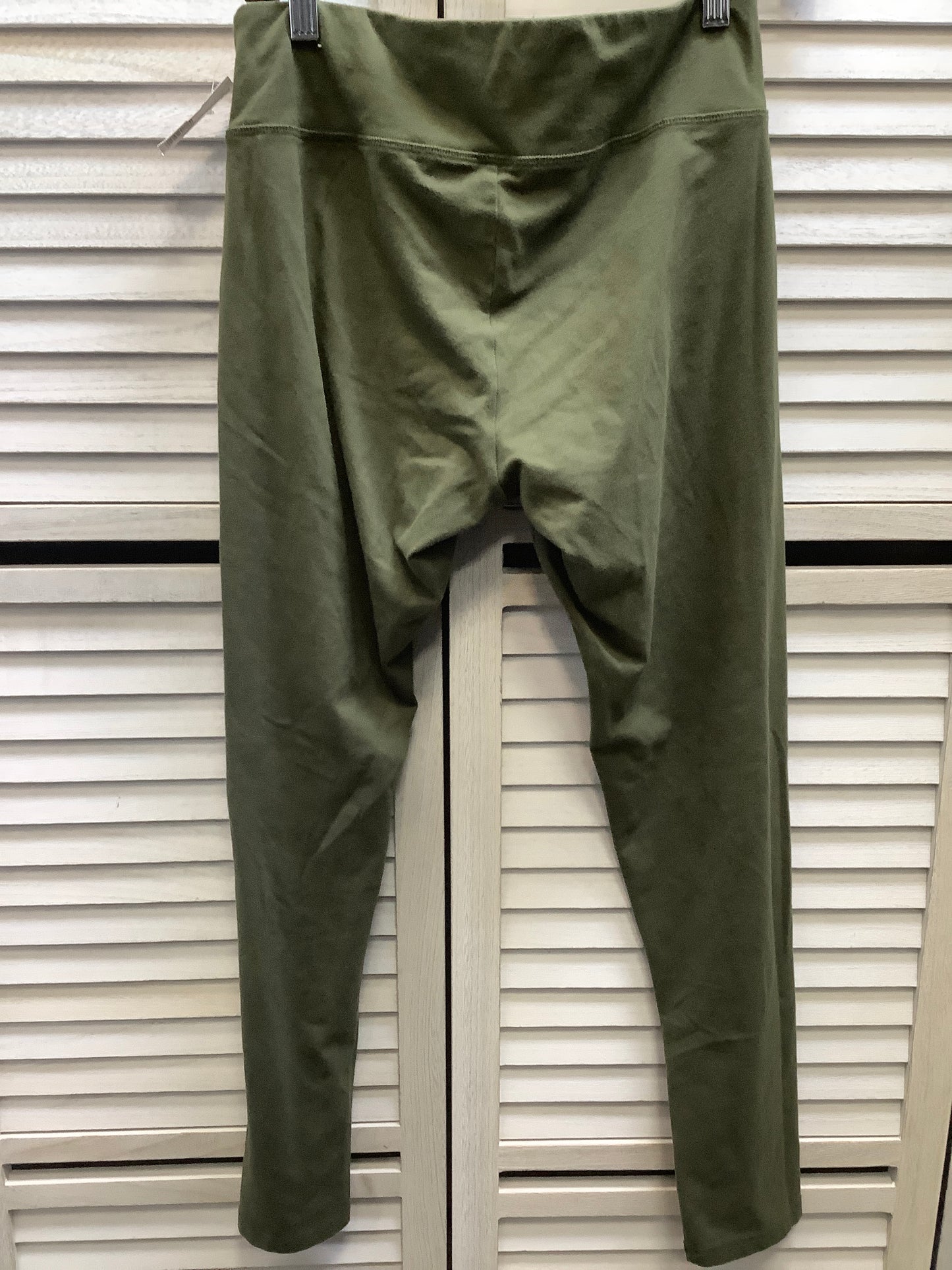 Athletic Leggings By Aerie In Green, Size: L