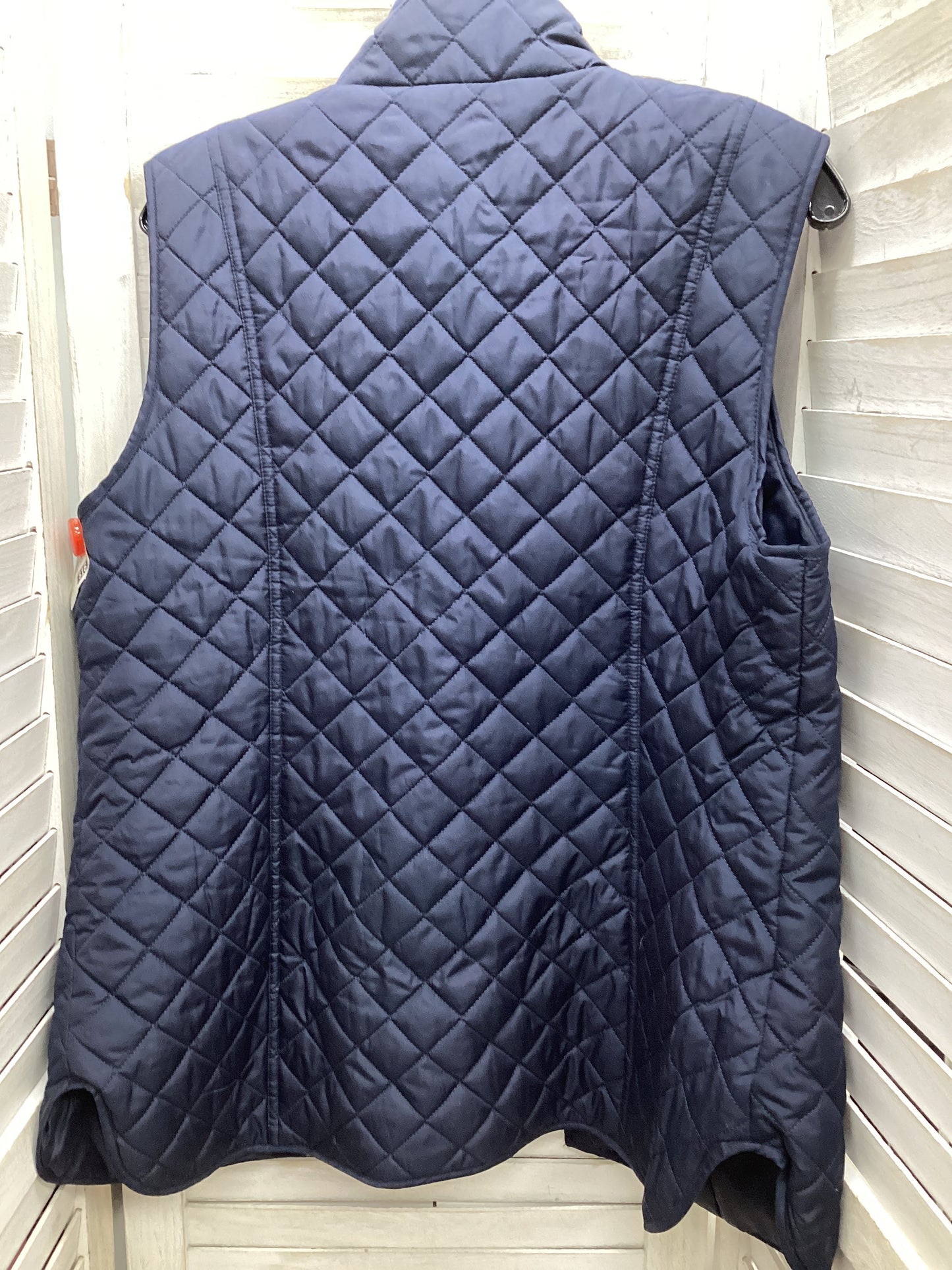 Vest Puffer & Quilted By Tommy Hilfiger In Navy, Size: L