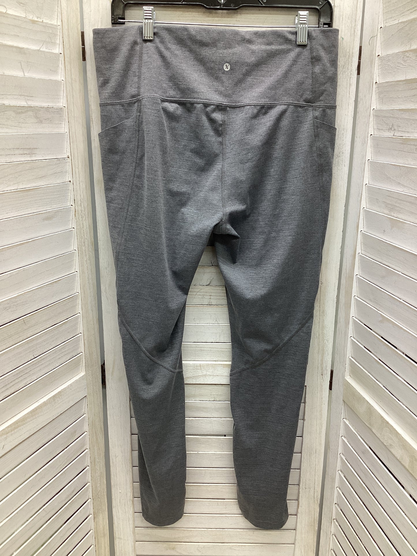 Athletic Leggings By Xersion In Grey, Size: Xl