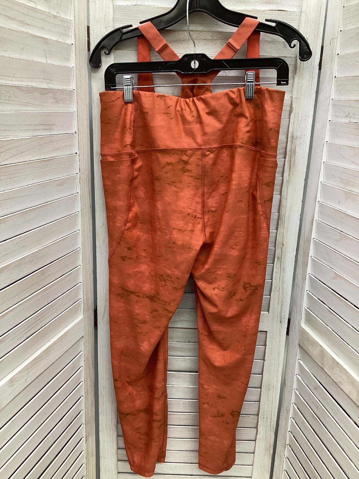 Athletic Pants 2pc By Xersion In Orange, Size: L