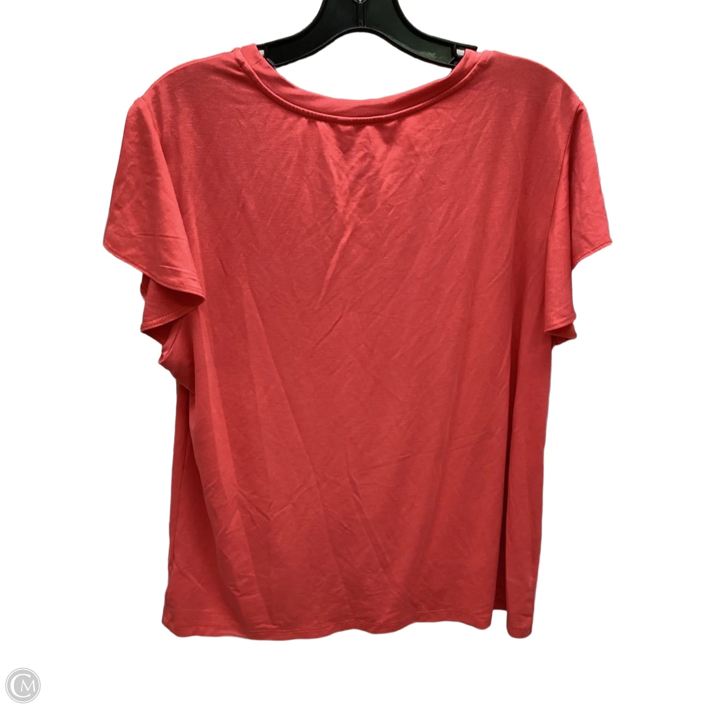 Top Short Sleeve By Time And Tru In Pink, Size: Xl
