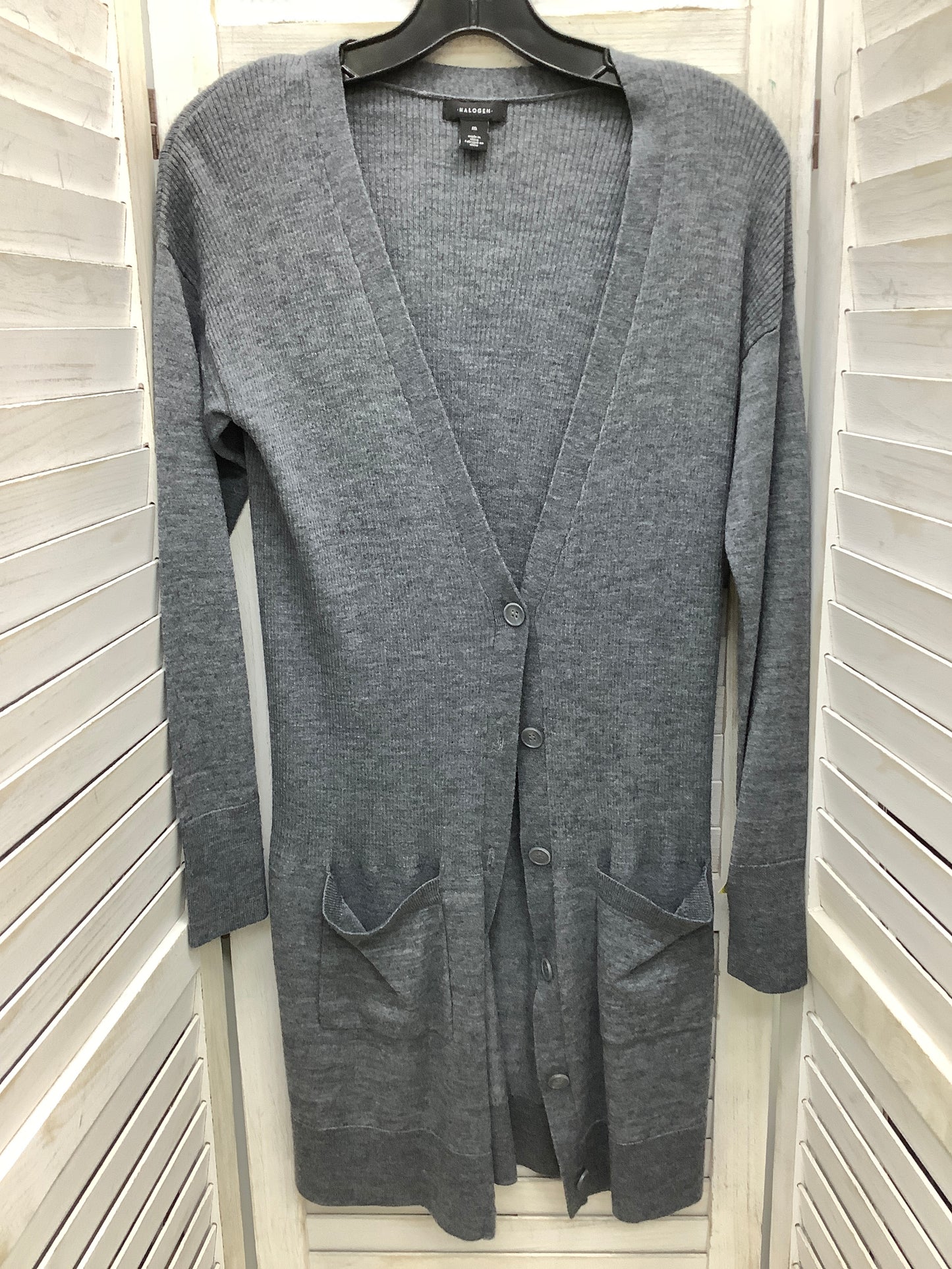 Cardigan By Halogen In Grey, Size: M